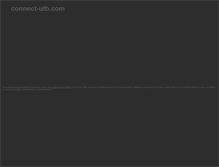 Tablet Screenshot of connect-utb.com